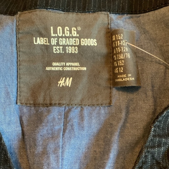 Boys H&M‎ Pin Stripe Vest Size 11-12 EUC - Picture 6 of 8